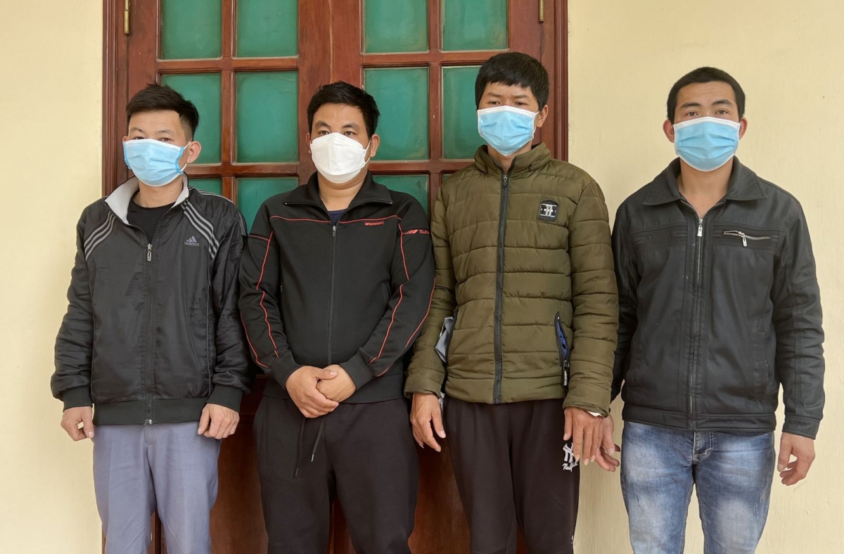 Hùng, Mạnh, Chân, Thủy bị tạm giữ hình sự