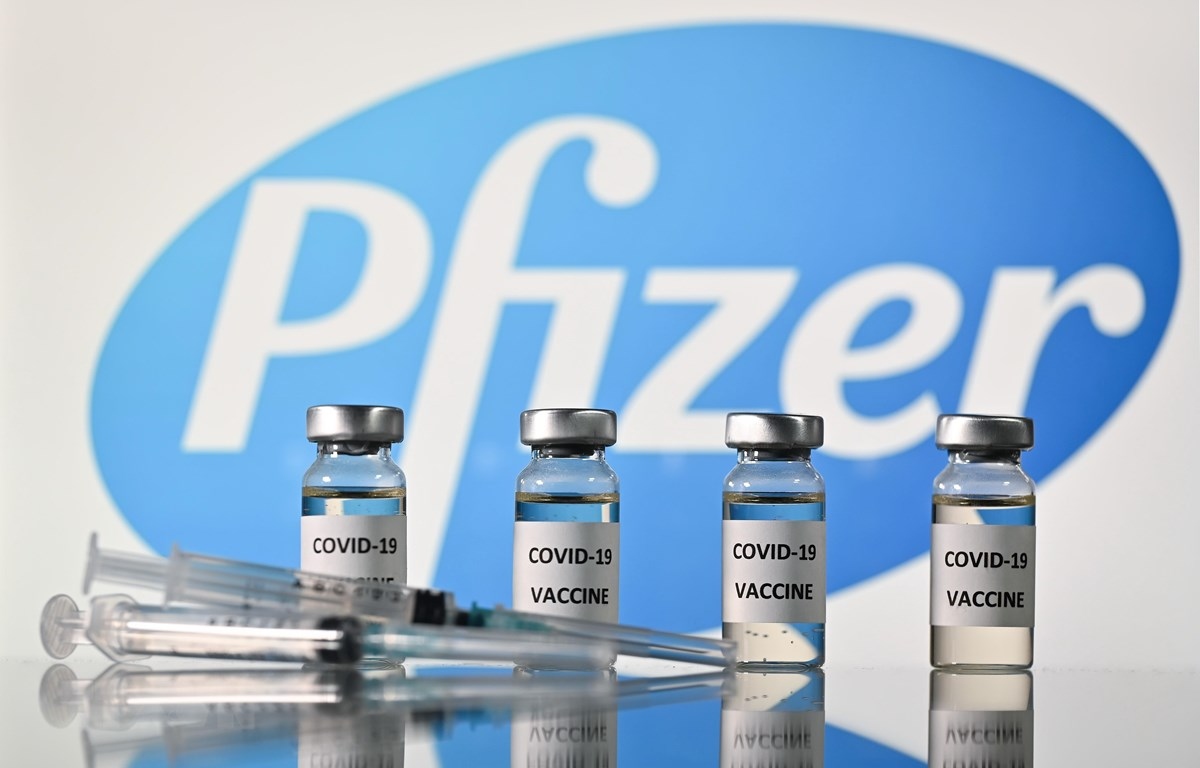 Vaccine ngừa Covid-19 của công ty Pfizer. (Ảnh: AFP/TTXVN)