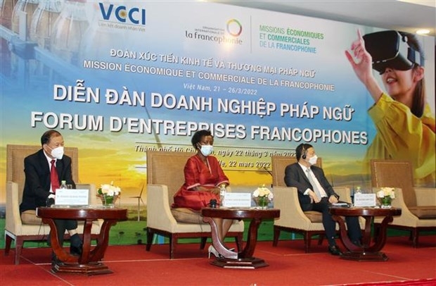 francophone business forum opens in hcm city picture 1