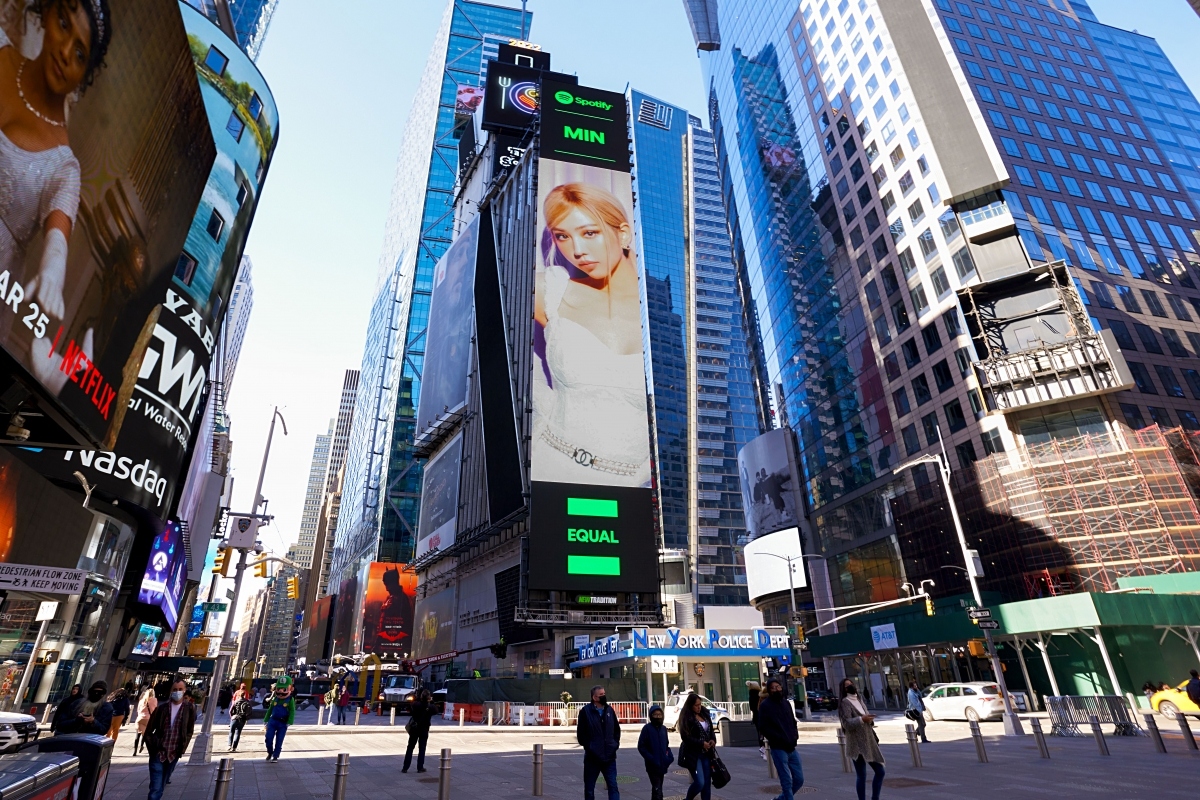 local musician appears in spotify campaign on times square billboard picture 1