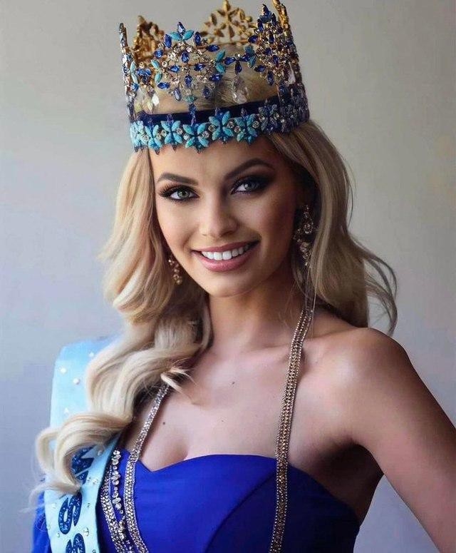 Karolina Bielawska takes the crown at the 70th edition of the Miss World 2021 beauty pageant on March 17. The 23-year-old beauty stands at 1.79 metres tall and is currently a famous model in Poland.