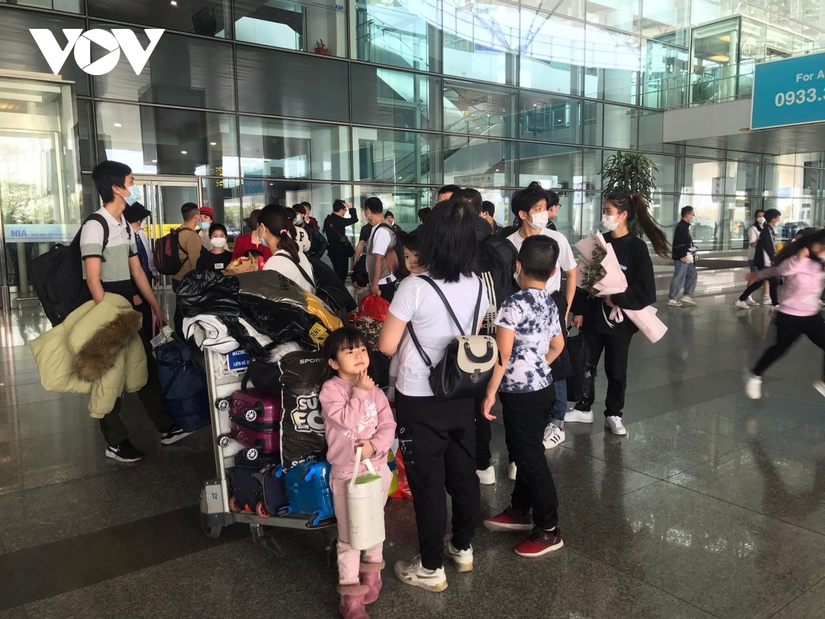 nearly 600 vietnamese evacuees from ukraine repatriated safely picture 1