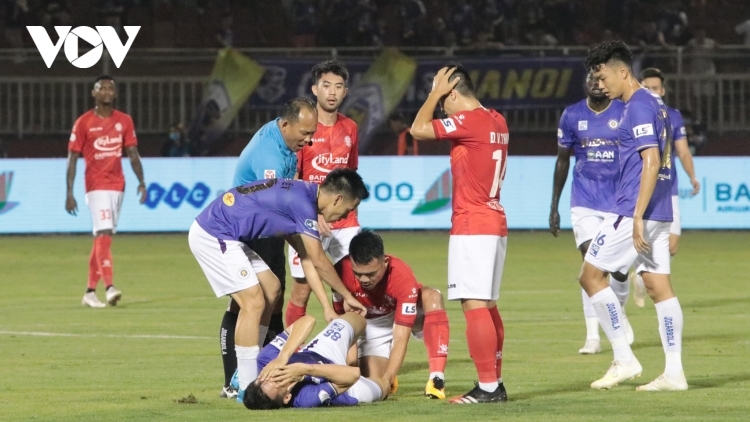 Sự cố trên sân Thống Nhất cách đây 1 năm.