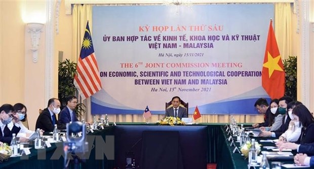 Kỳ họp lần thứ sáu Ủy ban Hợp tác về kinh tế, khoa học và kỹ thuật Việt Nam-Malaysia. (Ảnh: TTXVN)
