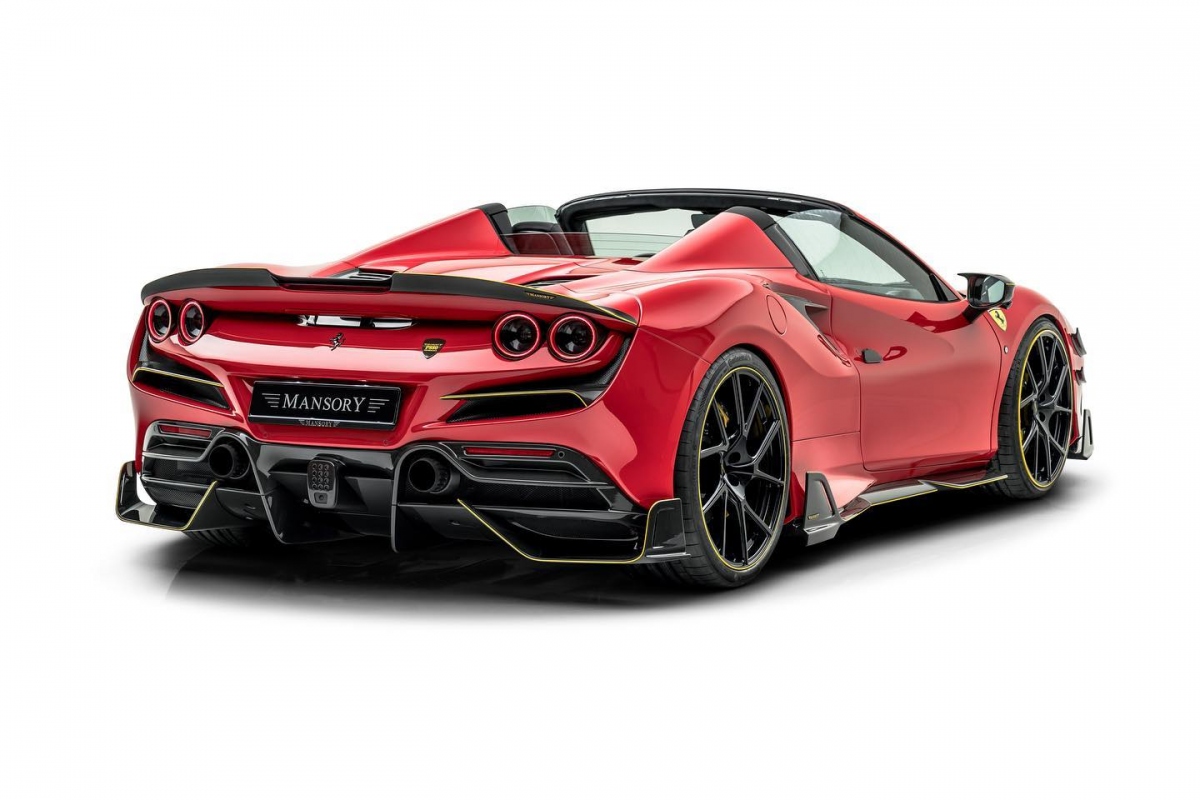 mansory do ferrari f8 spider manh hon 800 ma luc hinh anh 2