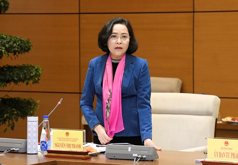 Trưởng Ban Công tác đại biểu Nguyễn Thị Thanh. Ảnh: Quốc hội