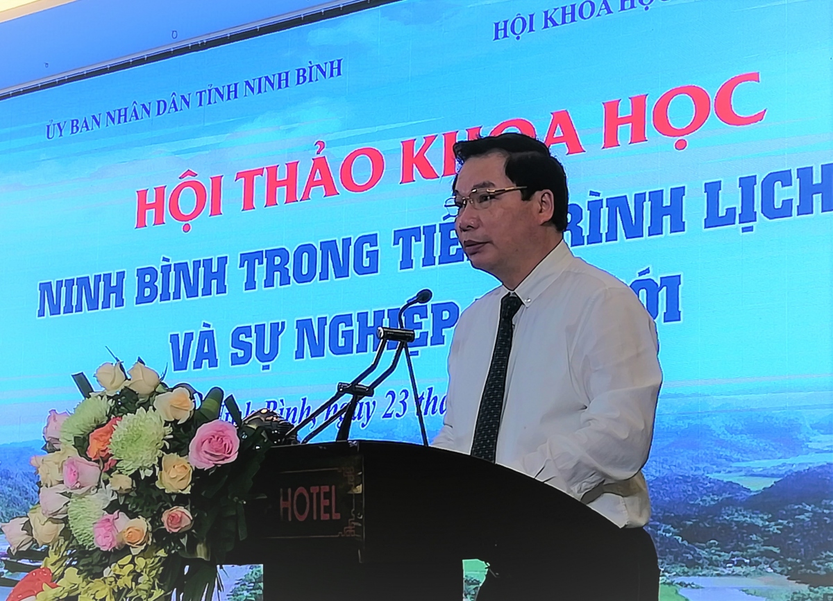 Ông Tống Quang Thìn phát biểu tại hội thảo.