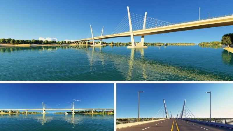 Xây cầu mới bắc qua sông Thạch Hãn gần 500 tỷ đồng
