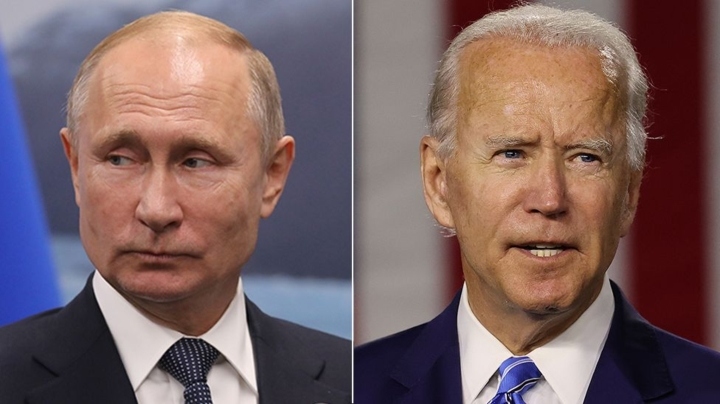 Tổng thống Nga Putin và Tổng thống Mỹ Biden.