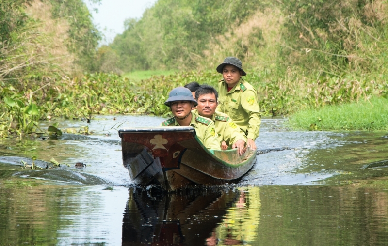 Vườn Quốc gia U Minh hạ tăng cường phòng cháy, chữa cháy rừng