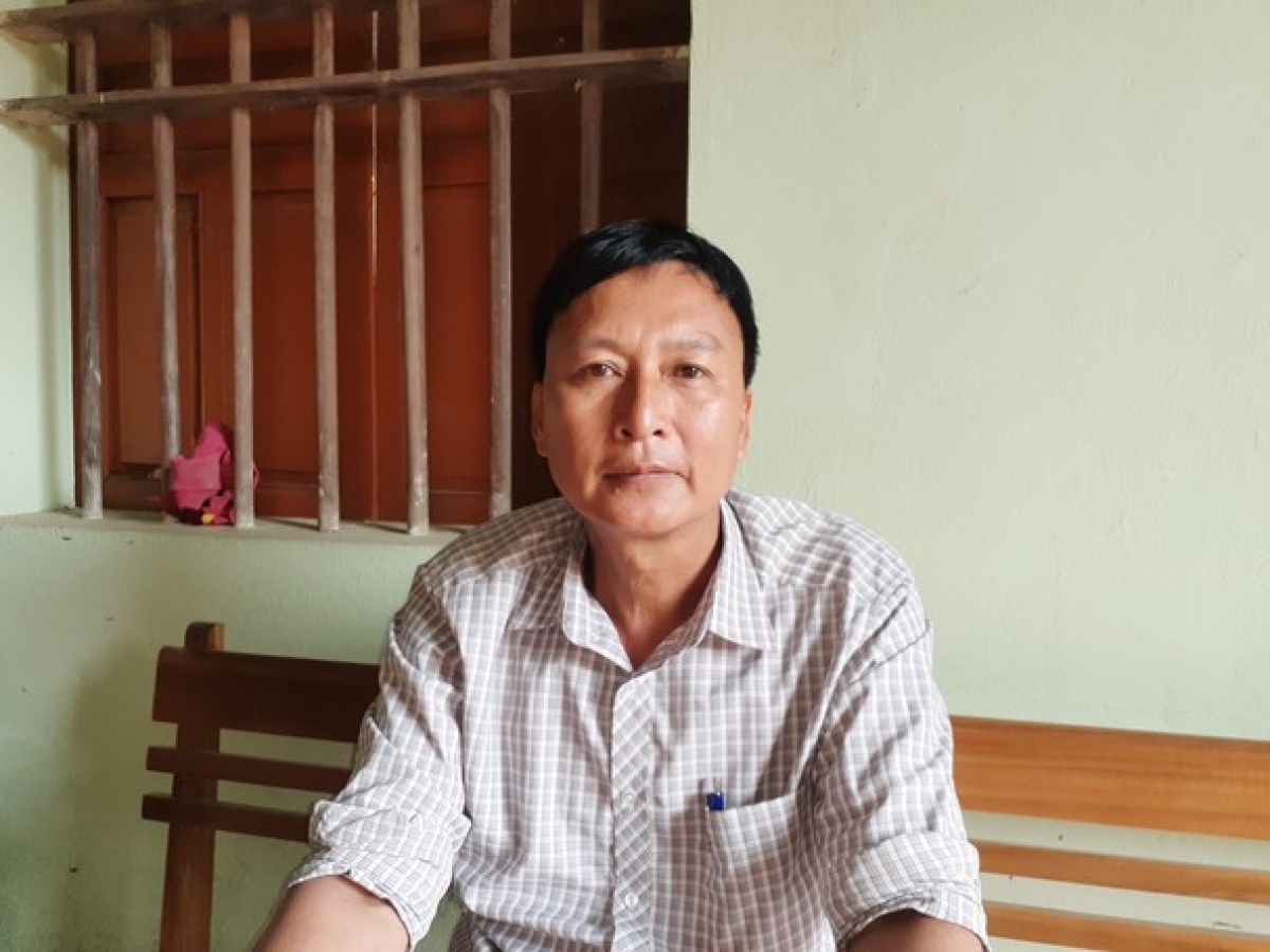 Ông Nguyễn Hữu Hiền - Chủ tịch Hội Cựu chiến binh xã Thanh Hòa. Ảnh: Báo Nghệ An.