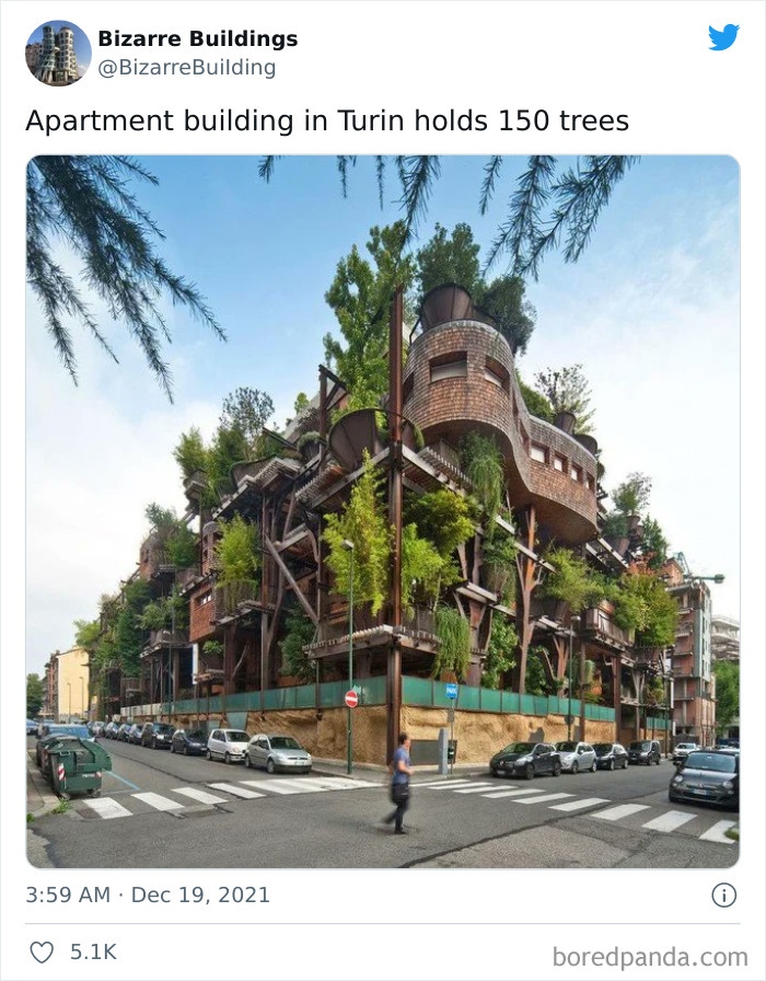 Ngôi nhà ở Turin, Ý có tổng cộng 150 cây xanh.