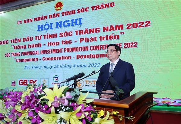 pm attends soc trang investment promotion conference picture 1