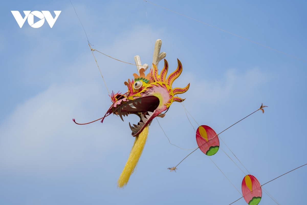 kites flying high in the sky in central vietnam picture 2