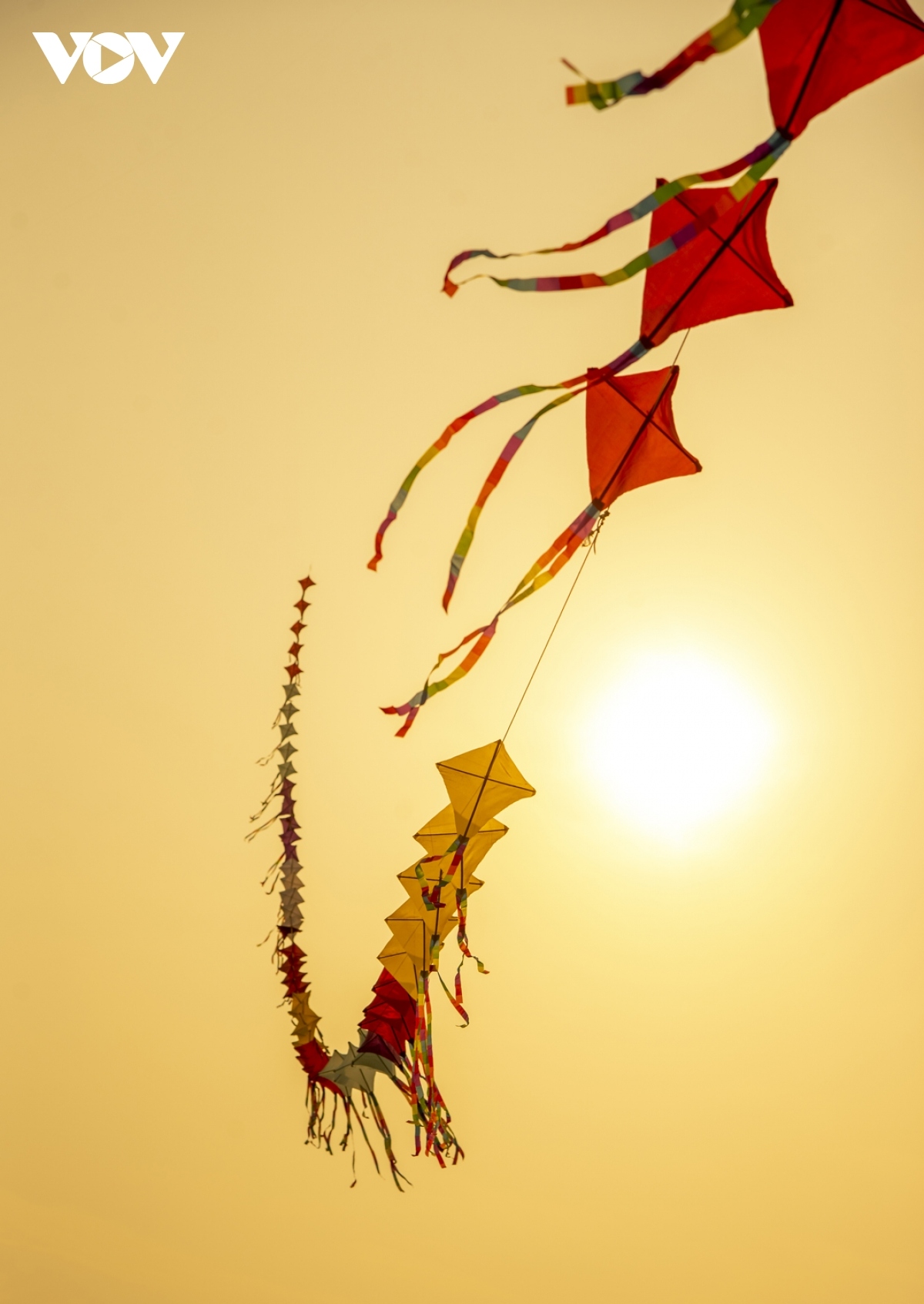 kites flying high in the sky in central vietnam picture 7