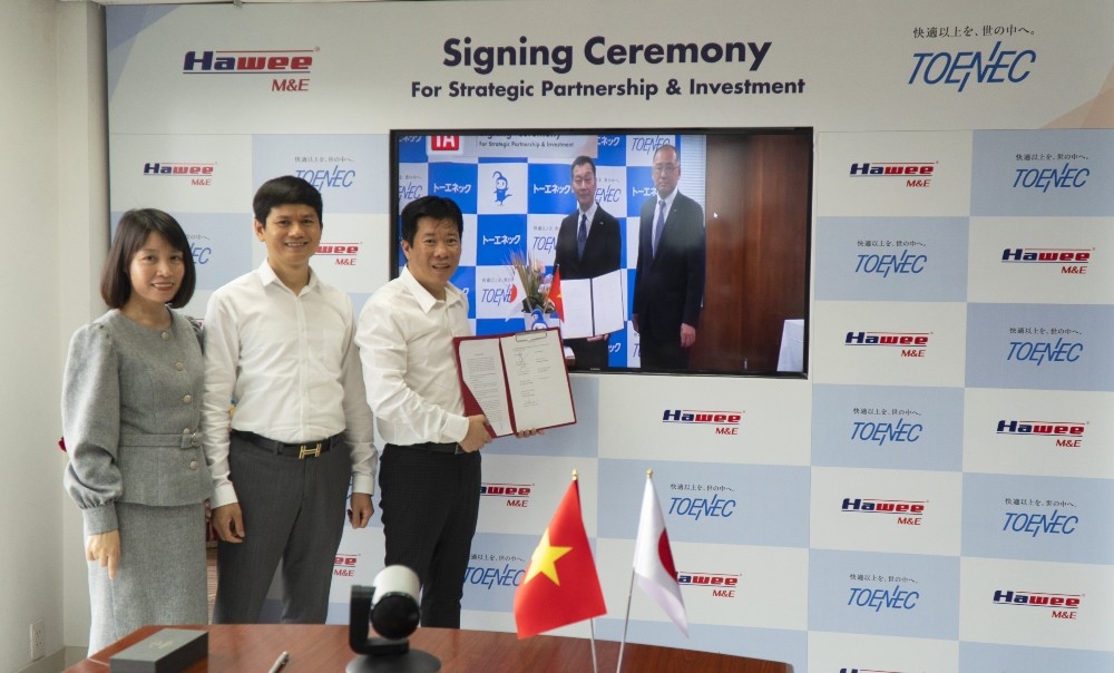 hawee m e, toenec japan ink investment co-operation deal picture 1