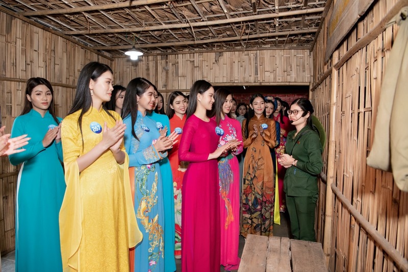 miss world vietnam contestants engage in first activities in thai nguyen picture 1