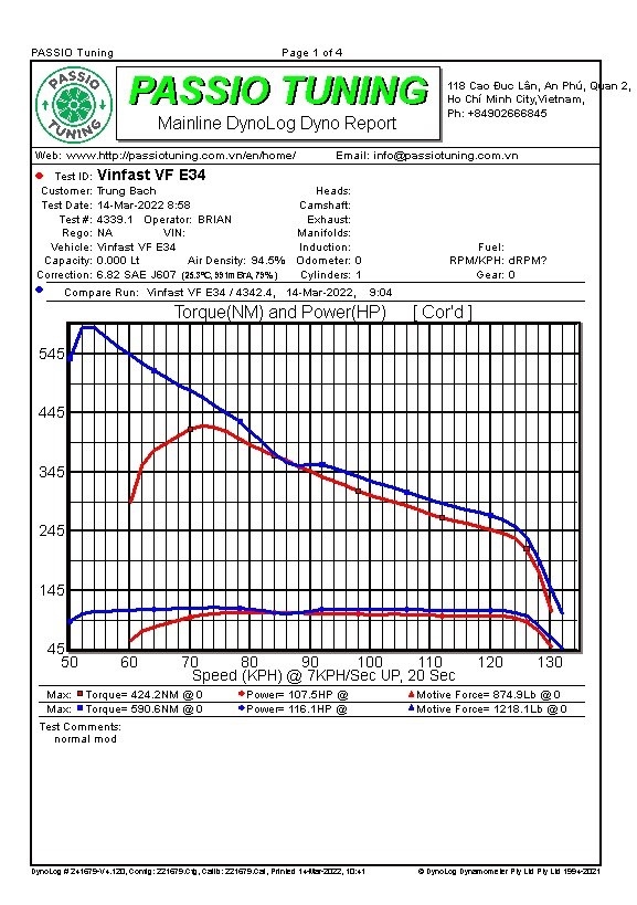 dung may dyno test xe vinfast vf e34 xe dien van hanh khac xe xang the nao hinh anh 2