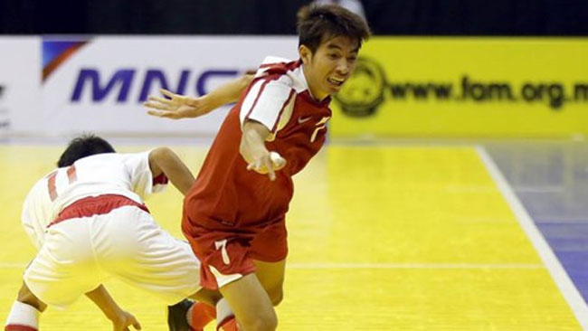ĐT Futsal Việt Nam từng thắng thuyết phục ĐT Futsal Thái Lan 2-0 ở giải đấu Futsal Đông Nam Á 2014. (Ảnh: VFF). 