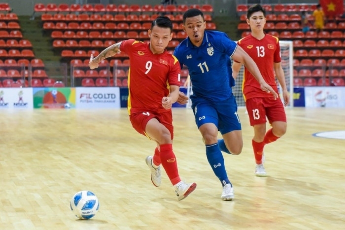 Dt futsal viet nam guc nga truoc thai lan o ban ket giai futsal Dong nam A 2022 hinh anh 1