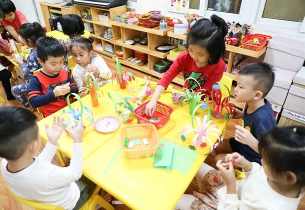 hanoi s kindergarten pupils to return to school on april 13 picture 1