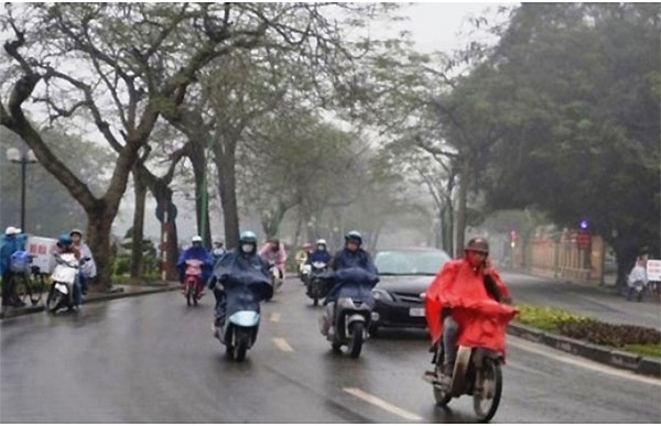 thoi tiet ngay 17 4 khong khi lanh tang cuong, mien bac mua rat to hinh anh 1