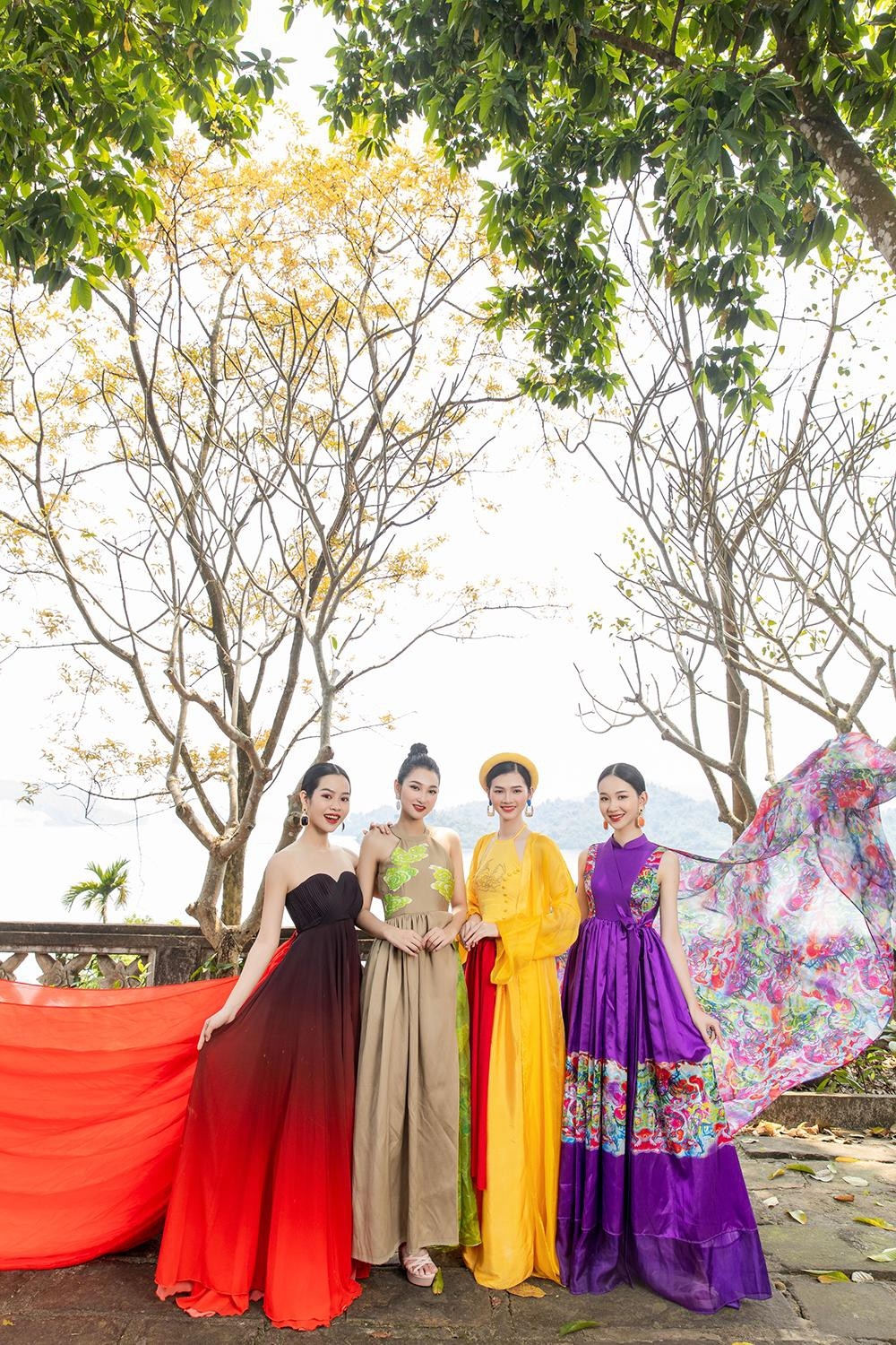 miss world vietnam finalists promote destinations in thai nguyen picture 3