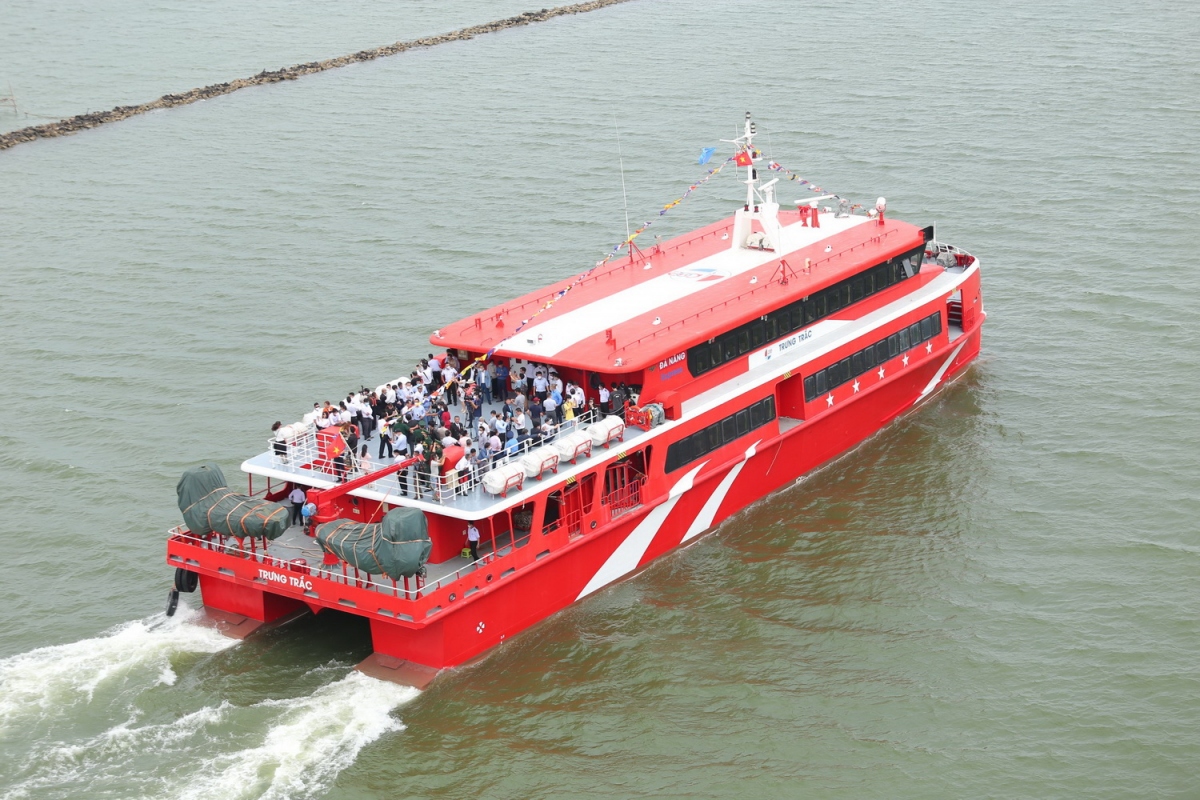 Ngày 9/4 này, chuyến tàu đầu tiên sẽ khởi hành từ cảng sông Hàn – Đà Nẵng đi Lý Sơn.
