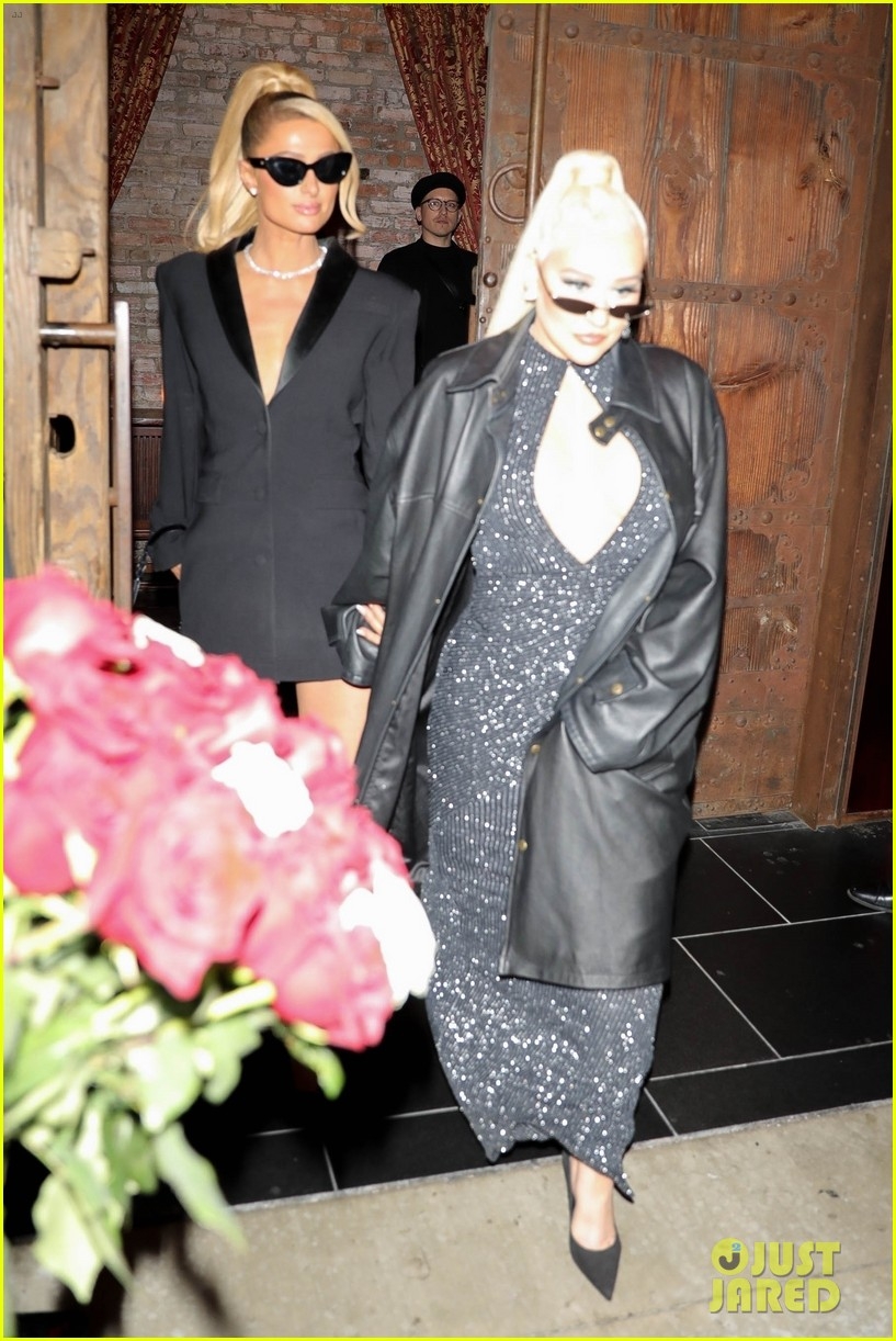 paris hilton goi cam di an toi cung ban than christina aguilera hinh anh 6