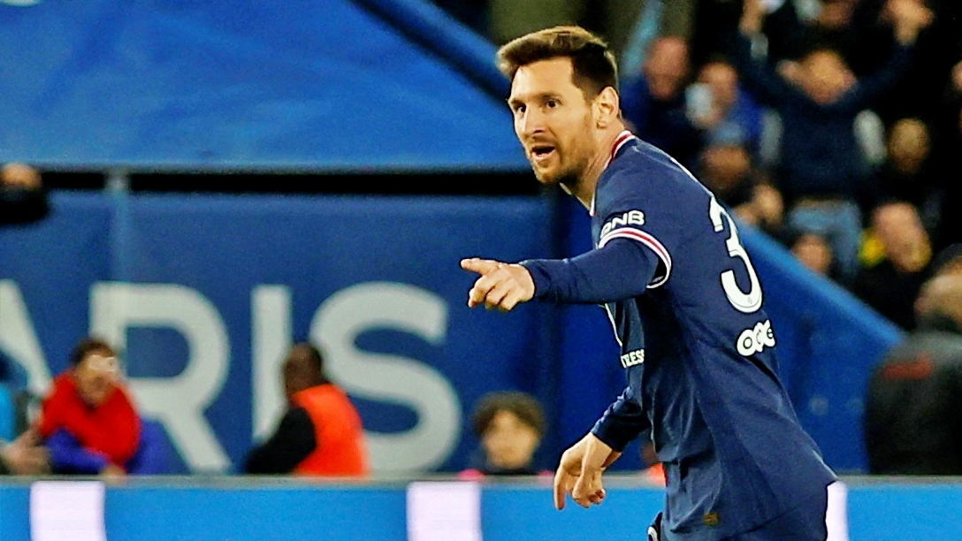 Messi giúp PSG vô địch Ligue 1 sớm 4 vòng đấu (Ảnh: Reuters).