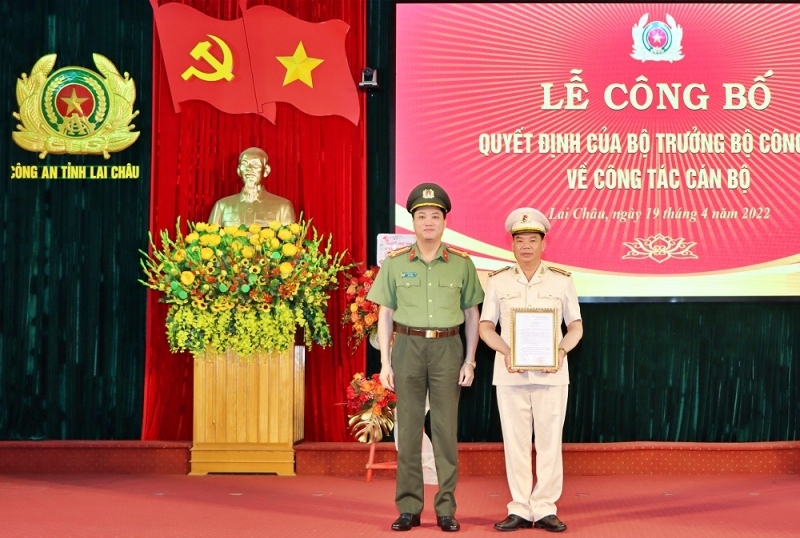 Lai Châu có tân Phó Giám đốc Công an tỉnh