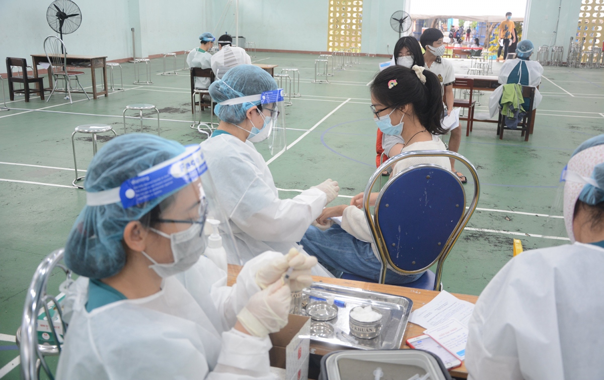 Da nang bat dau tiem vaccine cho tre em tu ngay mai 22 4 hinh anh 1