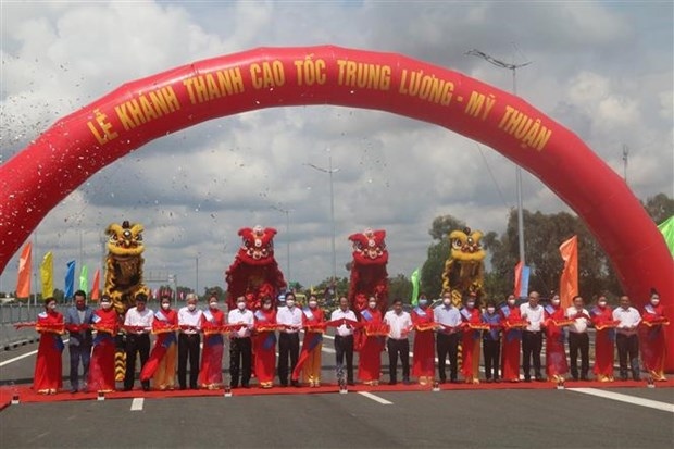 trung luong-my thuan highway inaugurated picture 1