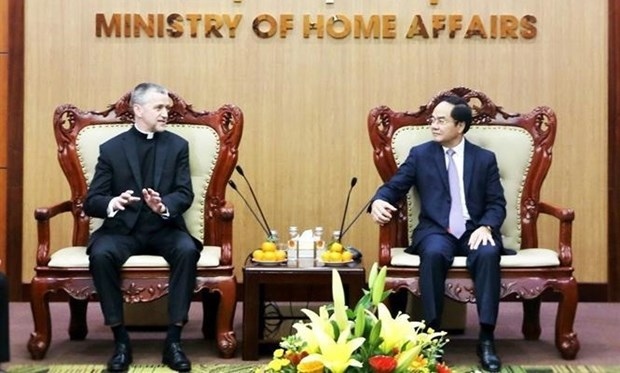 deputy minister of home affairs receives holy see guest picture 1