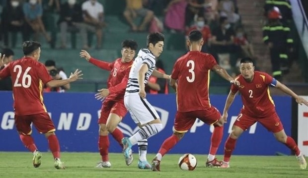 vietnam s u23 draws 1-1 with u20 rok in friendly picture 1 vietnam s u23 draws 1-1 with u20 rok in friendly picture 1