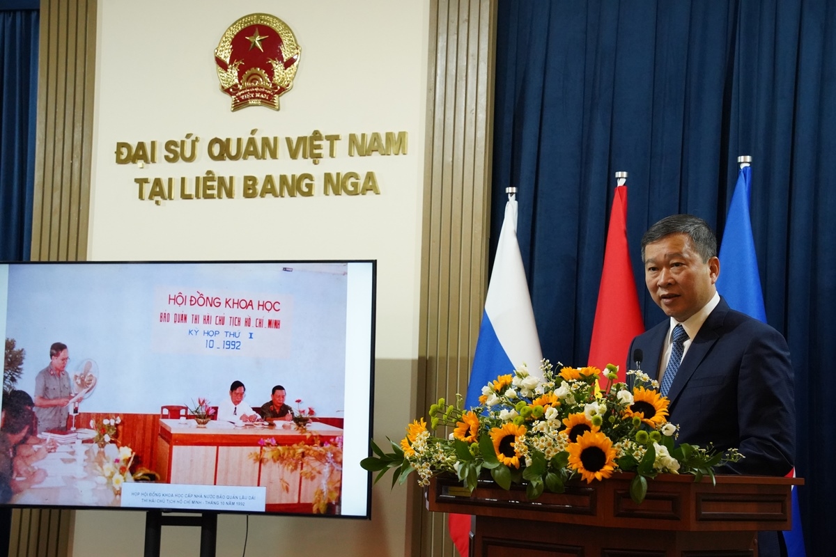 Thiếu tướng Bùi Hải Sơn - Quyền trưởng Ban quản lý Lăng Chủ tịch Hồ Chí Minh, Tư lệnh Bộ Tư lệnh Lăng phát biểu