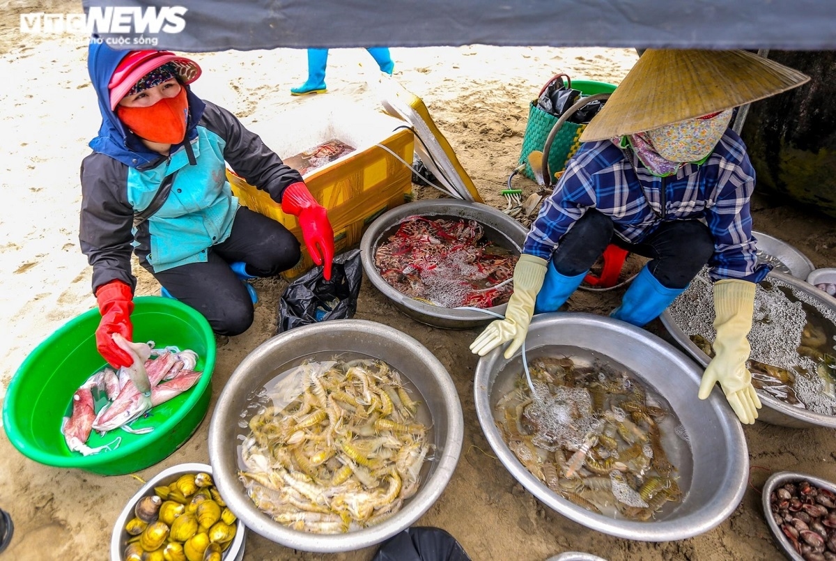 visitors enjoy appetizing seafood on sam son beach picture 8