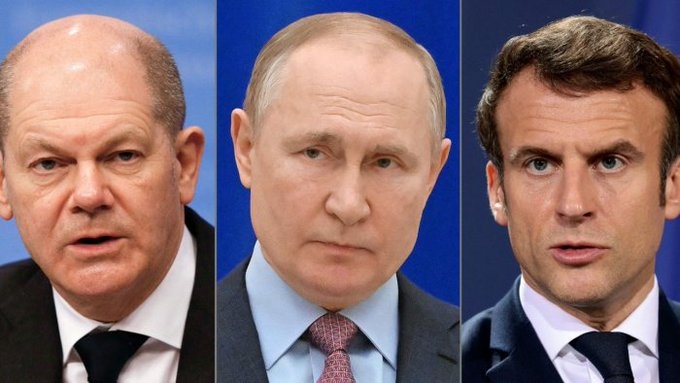 Tổng thống Putin điện đàm với lãnh đạo Pháp - Đức, chỉ trích việc ...