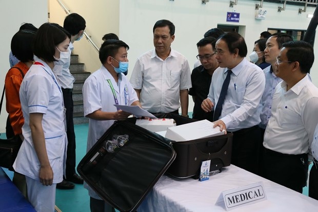 ministry of health inspects covid-19 control in bac ninh before sea games picture 1