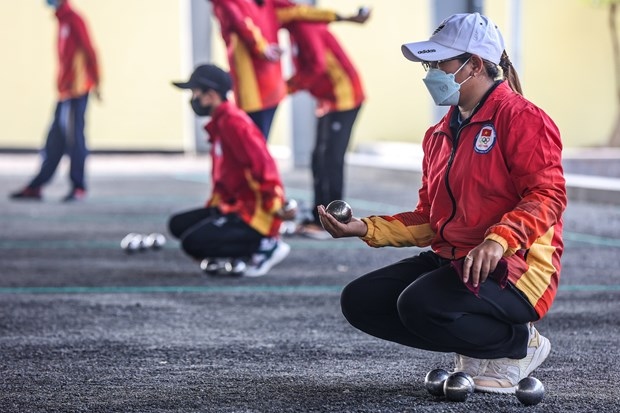 vietnamese petanque team aims for at least one gold medal at 31st sea games picture 1