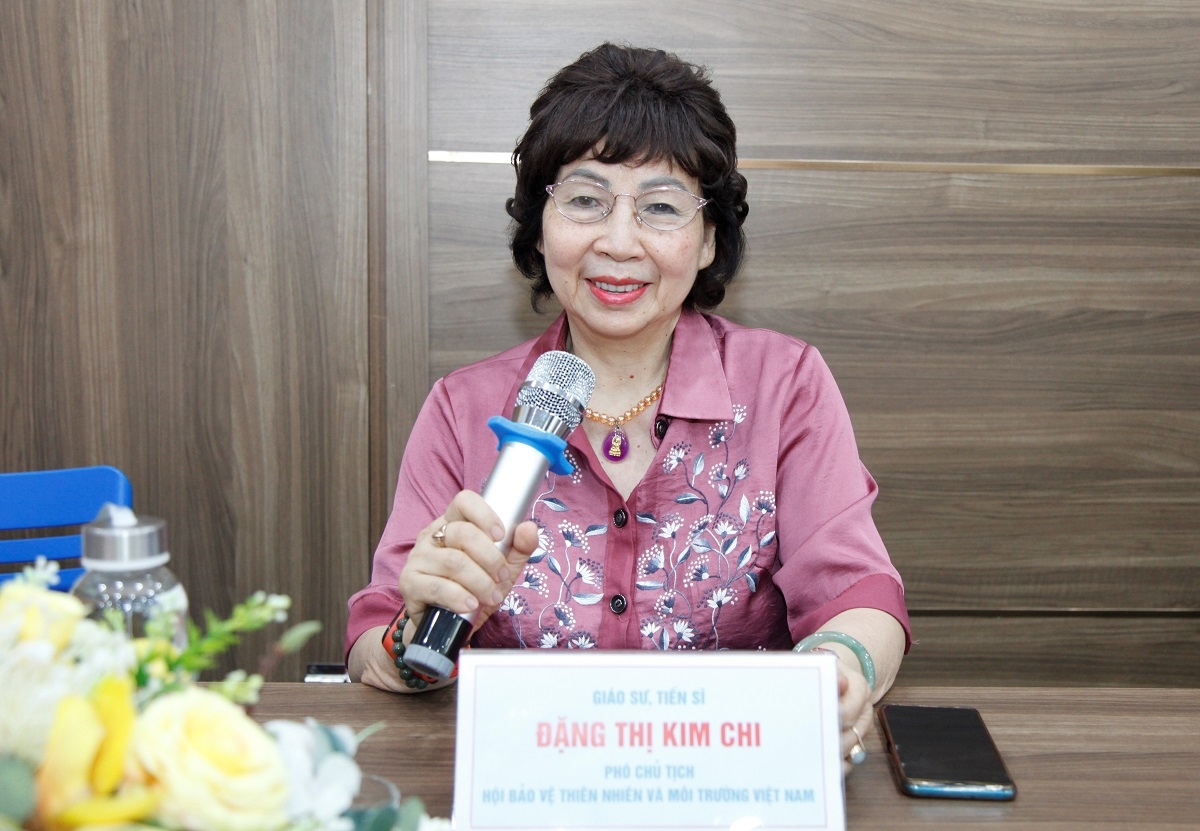GS.TS Đặng Thị Kim Chi, Phó Chủ tịch Hội Bảo vệ Thiên nhiên và Môi trường Việt Nam