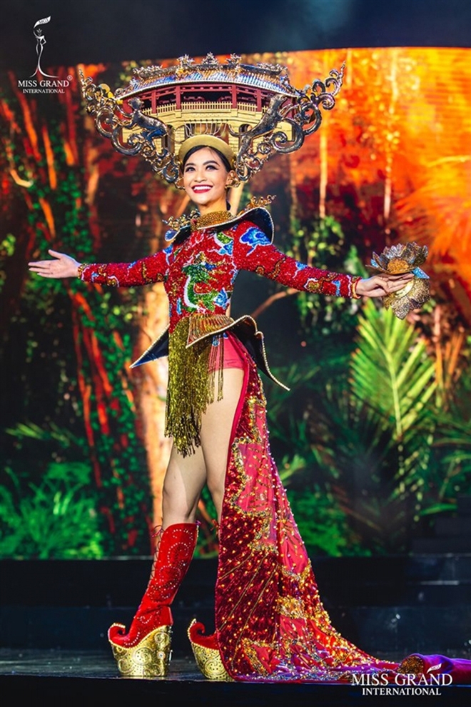 An tuong trang phuc dan toc cua cac dai dien viet tai miss grand international hinh anh 7