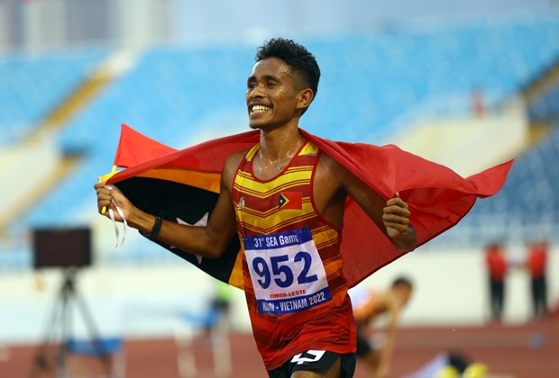 regional fans impressed with vietnamese, timor leste runners celebration at sea games 31 picture 1