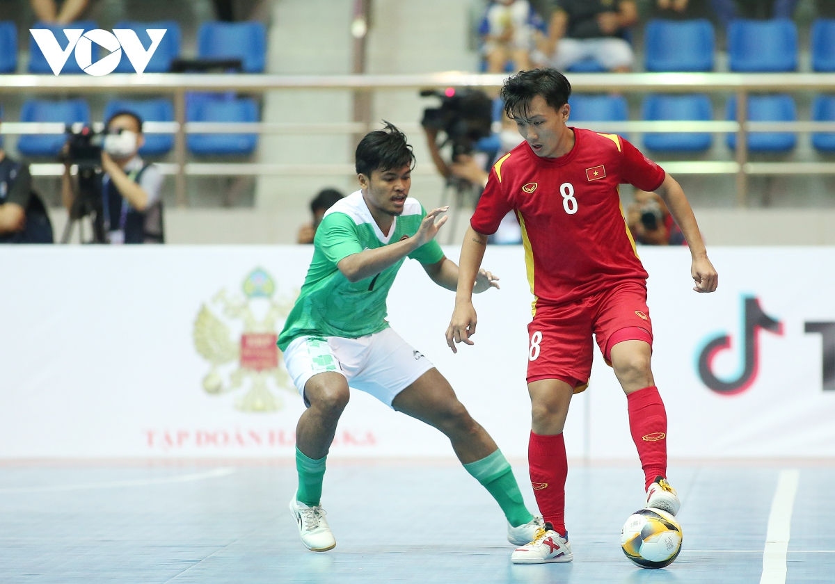 ĐT Futsal Việt Nam vs ĐT Futsal Thái Lan là trận "chung kết" đặc biệt của SEA Games 31. (Ảnh: Ngọc Duy). 