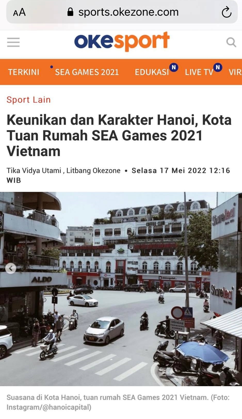 sea games 31 va an tuong ve ha noi trong mat phong vien indonesia hinh anh 1
