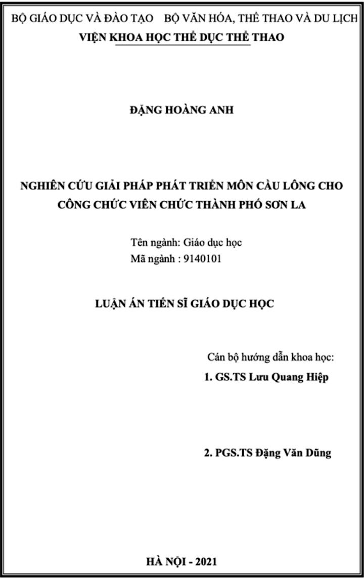 luan an tien si ve cau long Don vi chu quan noi gi hinh anh 1