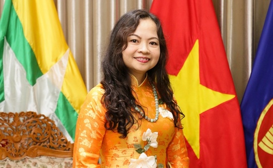 TS Luận Thùy Dương- nguyên Đại sứ Việt Nam tại Myanmar. Ảnh: VTV