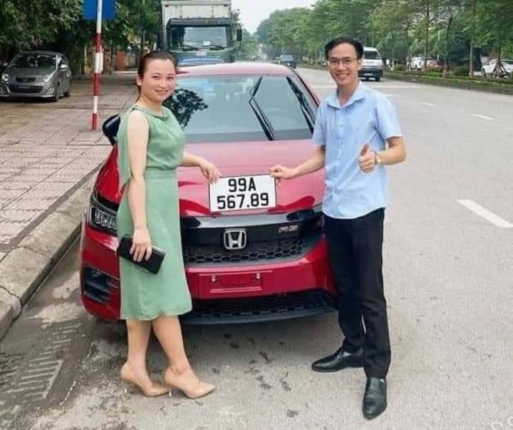 Bắc Ninh bấm trúng biển số 567.89 khi vừa mua ôtô mới