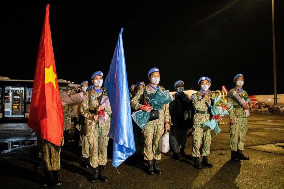 vn peacekeepers return home after south sudan mission picture 1