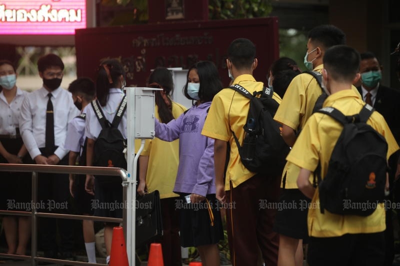 35.000 trường học ở Thái Lan bắt đầu mở cửa trở lại từ ngày 17/5/2022. Ảnh: Bangkok Post
